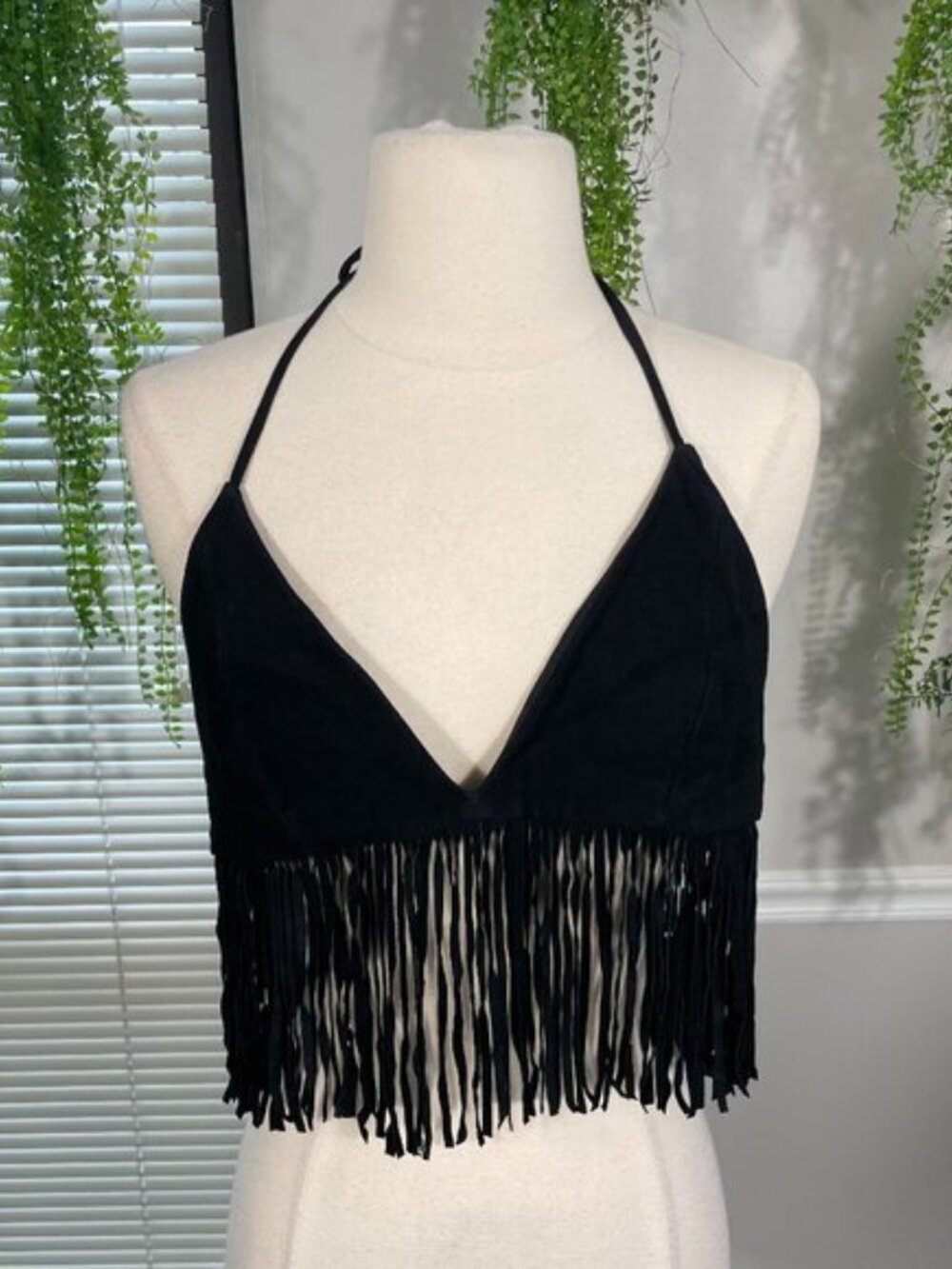Lamarque | Sabbi Suede Top in Black